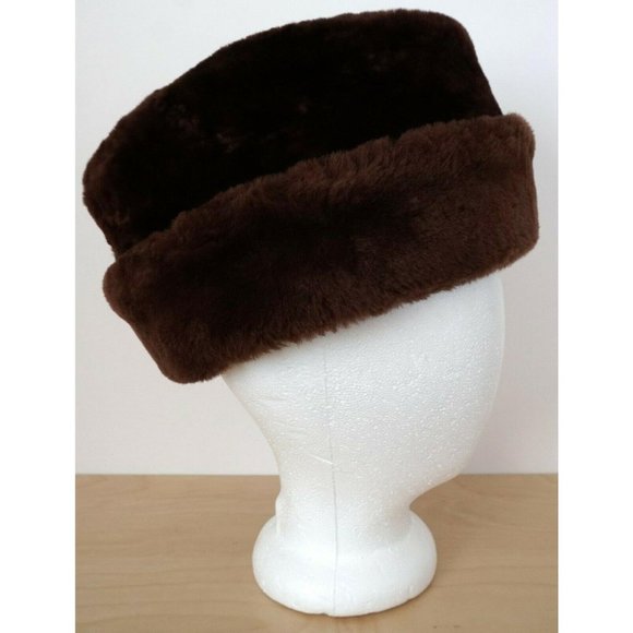 Vintage Eddie Bauer Brown Warm Winter Fur Hat main image 5